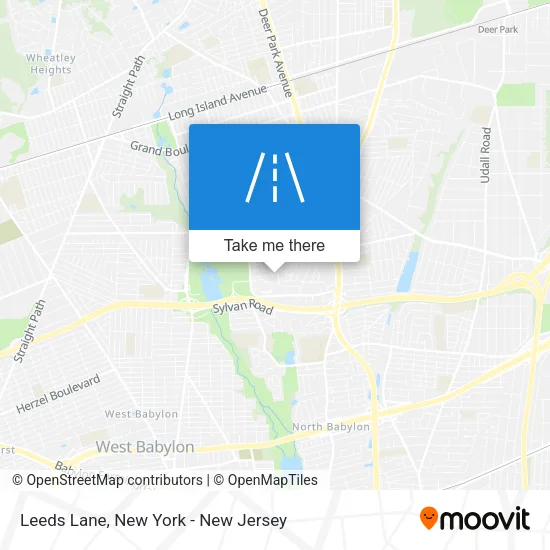 Mapa de Leeds Lane