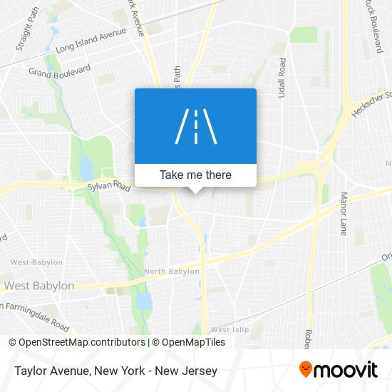 Taylor Avenue map