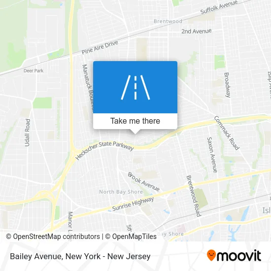 Bailey Avenue map