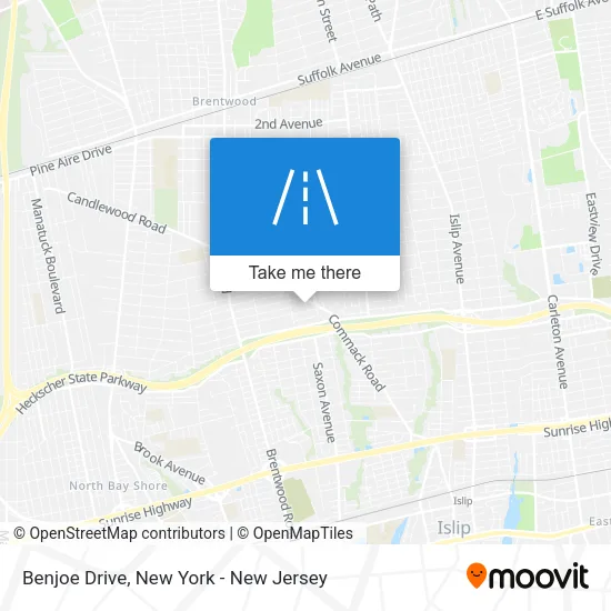 Benjoe Drive map