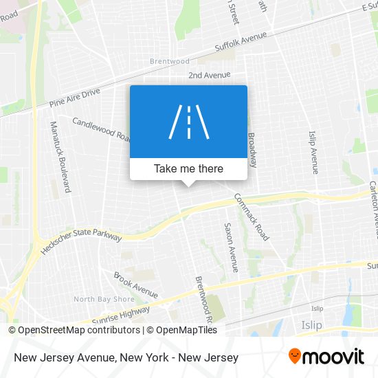 Mapa de New Jersey Avenue