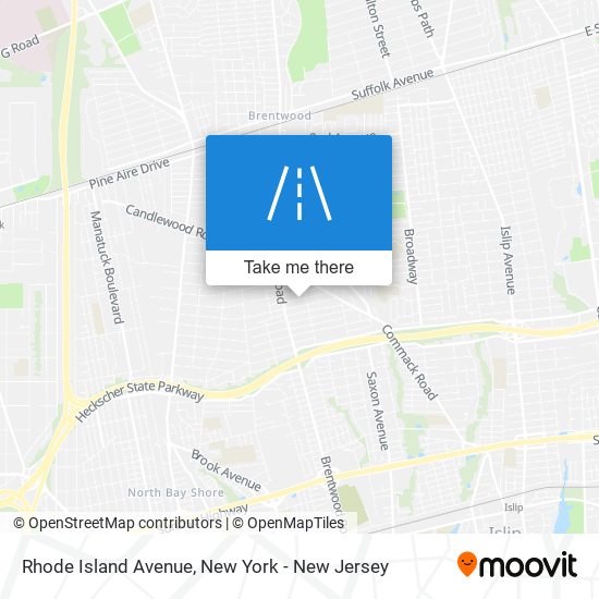 Mapa de Rhode Island Avenue