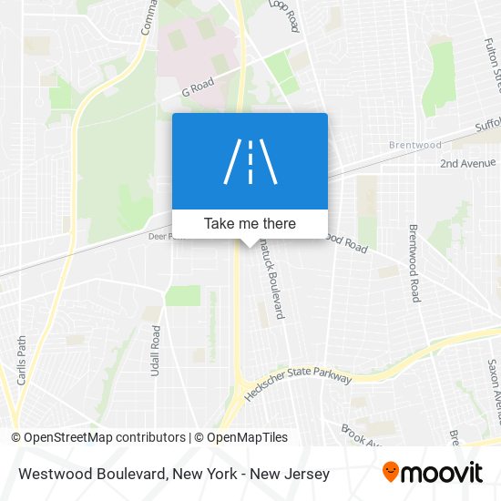 Westwood Boulevard map