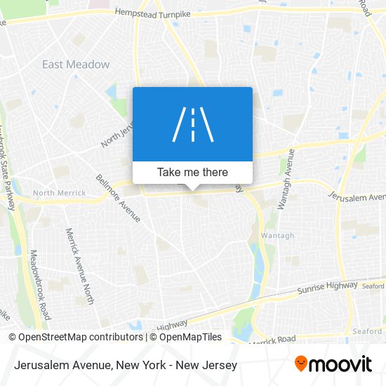 Jerusalem Avenue map
