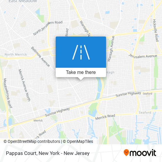 Pappas Court map