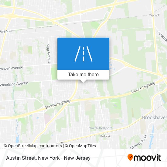 Austin Street map