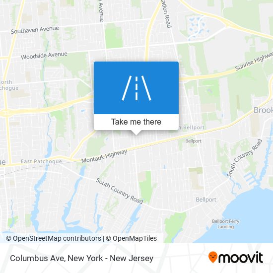 Mapa de Columbus Ave