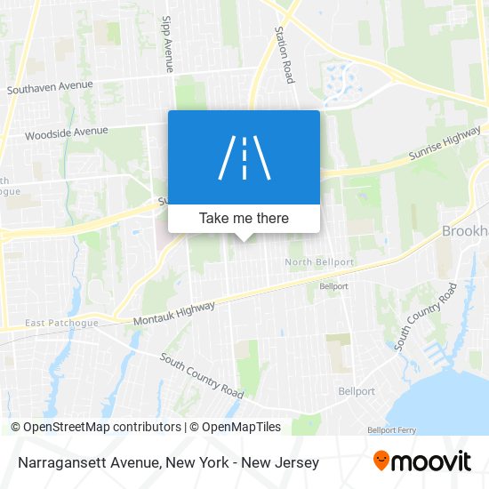 Narragansett Avenue map