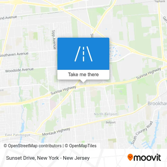 Sunset Drive map