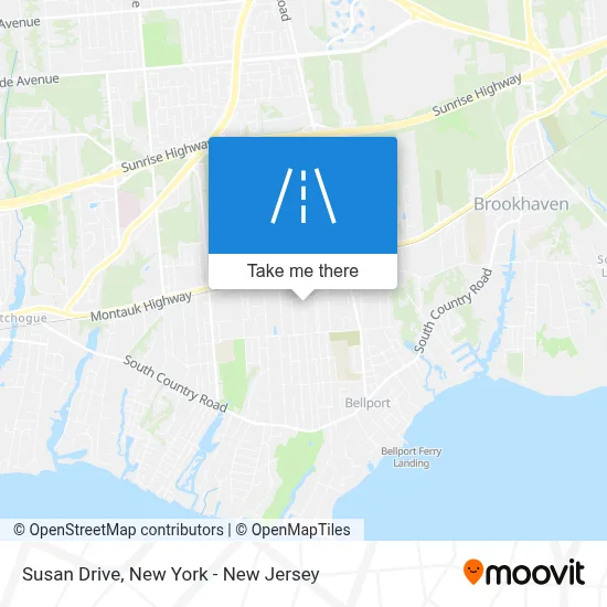 Susan Drive map