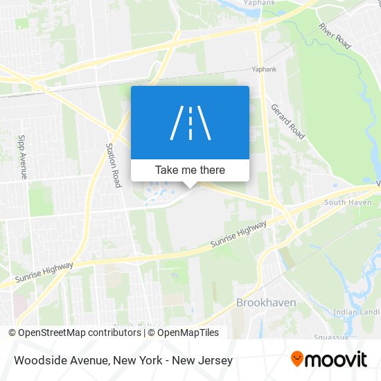 Mapa de Woodside Avenue