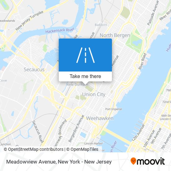 Meadowview Avenue map