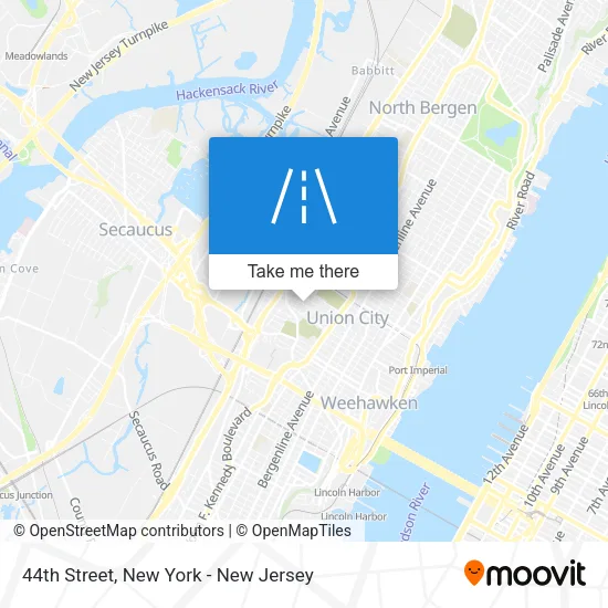 Mapa de 44th Street