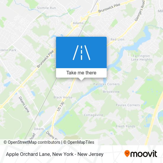 Apple Orchard Lane map