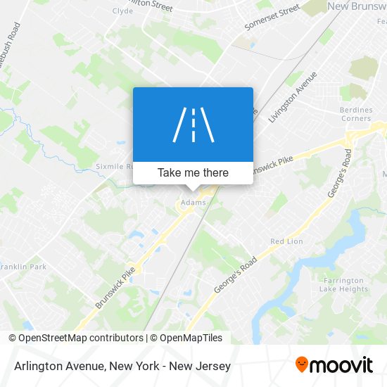 Mapa de Arlington Avenue