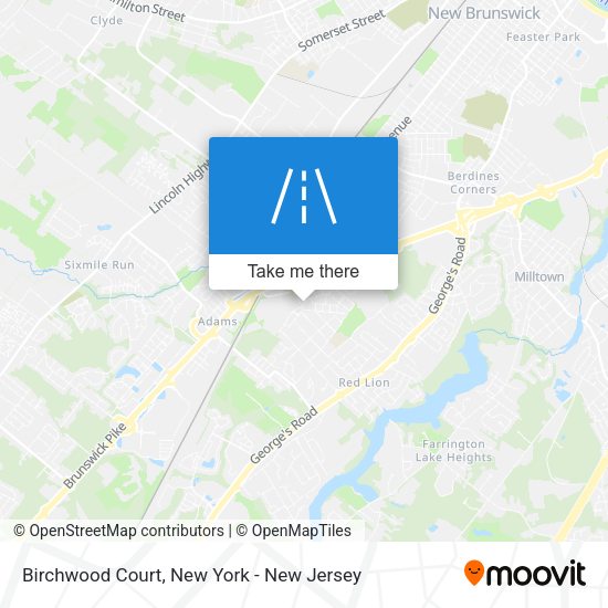 Mapa de Birchwood Court