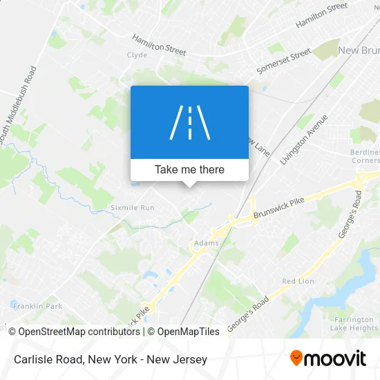 Carlisle Road map