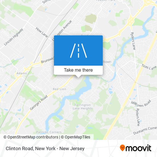 Mapa de Clinton Road