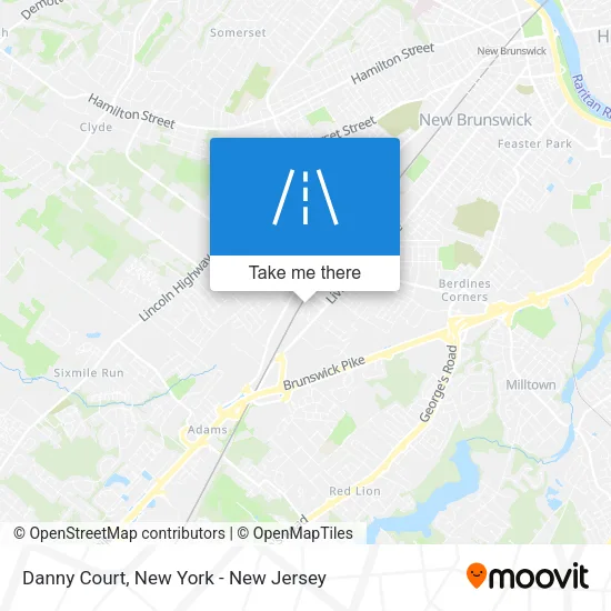 Mapa de Danny Court