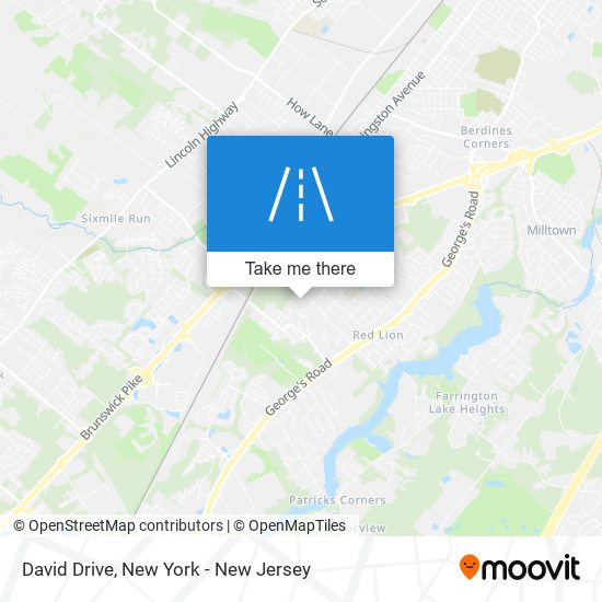 David Drive map