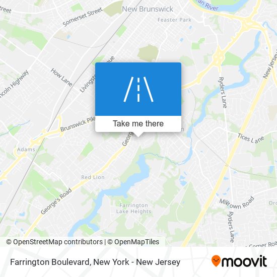 Farrington Boulevard map