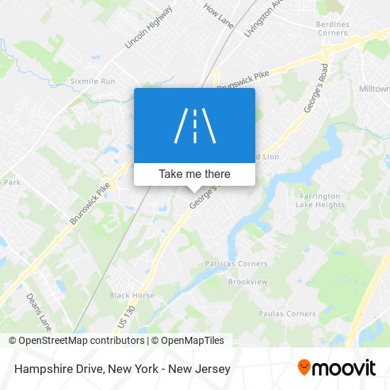 Mapa de Hampshire Drive
