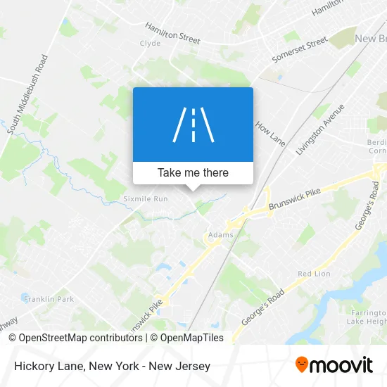 Hickory Lane map