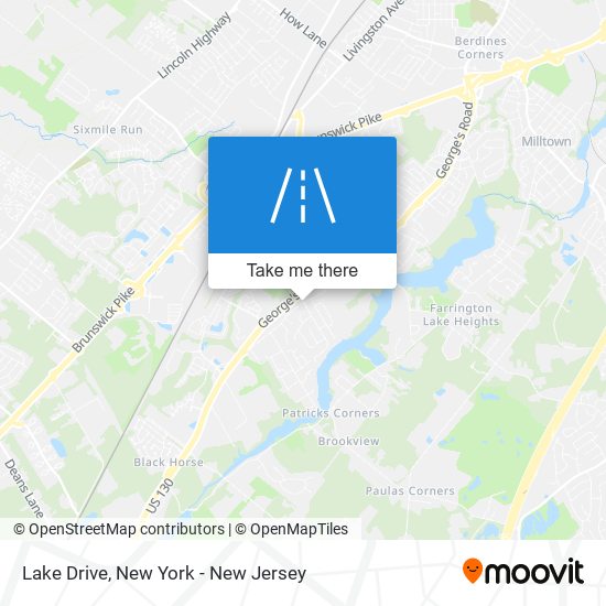 Lake Drive map