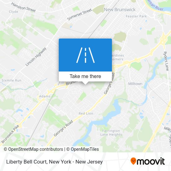 Mapa de Liberty Bell Court