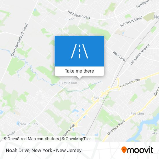 Noah Drive map