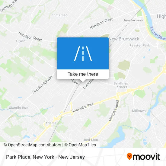 Mapa de Park Place