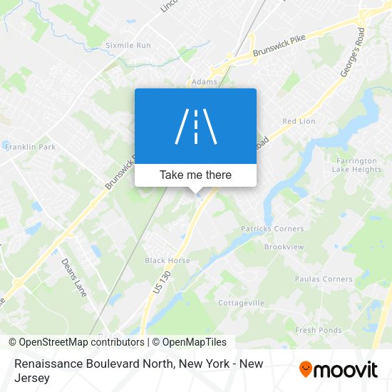 Renaissance Boulevard North map