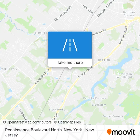 Renaissance Boulevard North map