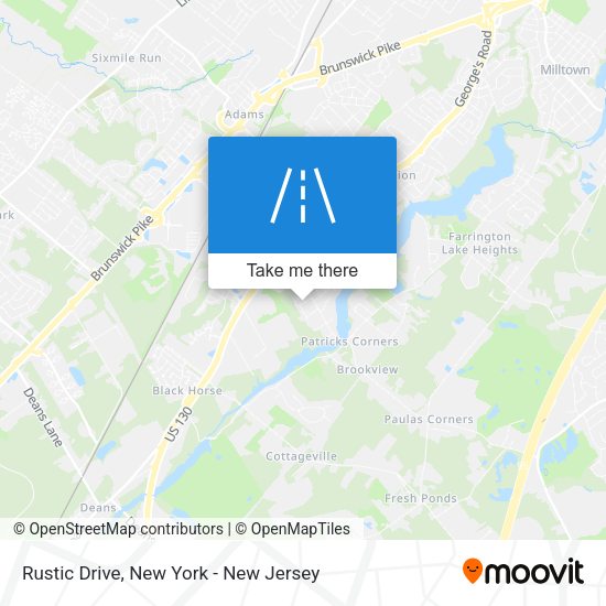 Mapa de Rustic Drive