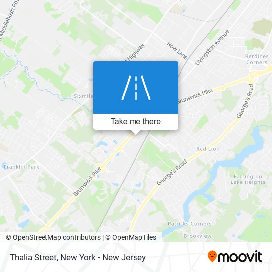 Thalia Street map