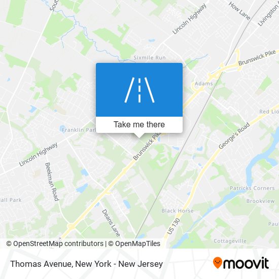 Thomas Avenue map