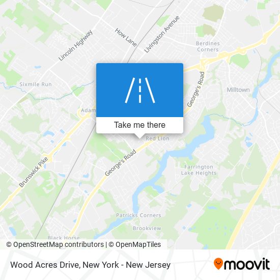Wood Acres Drive map