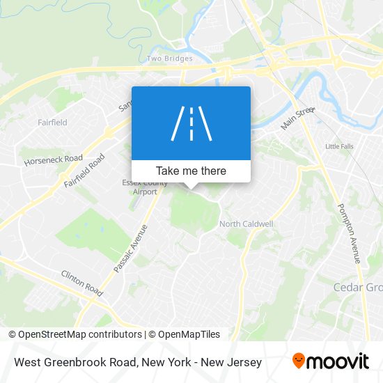 West Greenbrook Road map