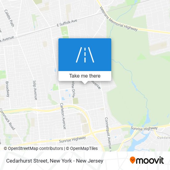 Cedarhurst Street map