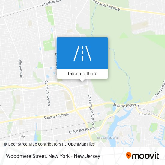 Woodmere Street map