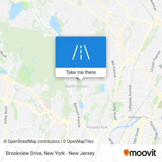 Brookview Drive map