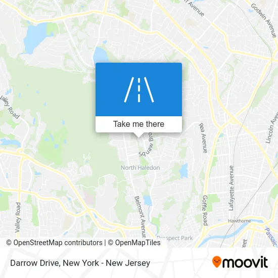 Darrow Drive map