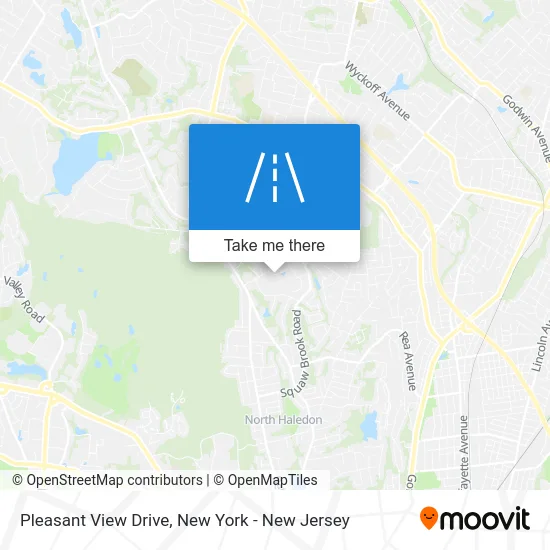Pleasant View Drive map