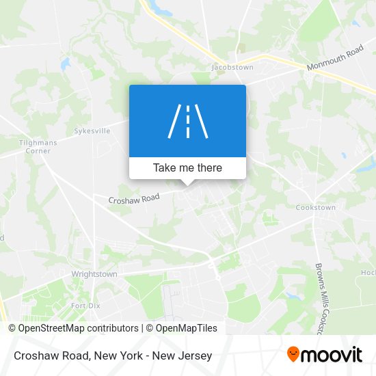 Croshaw Road map