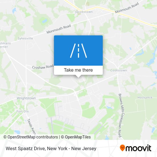 Mapa de West Spaatz Drive