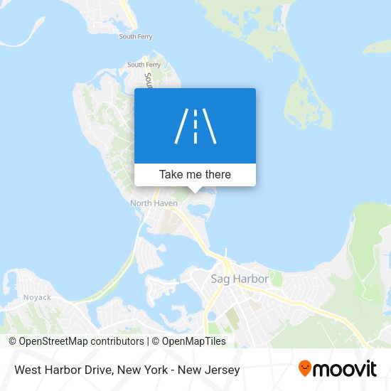 Mapa de West Harbor Drive