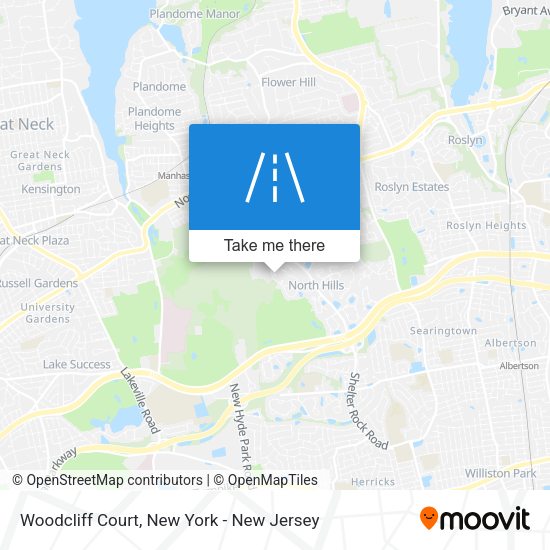 Woodcliff Court map