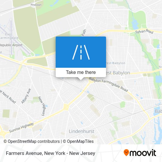 Mapa de Farmers Avenue