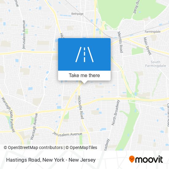 Mapa de Hastings Road