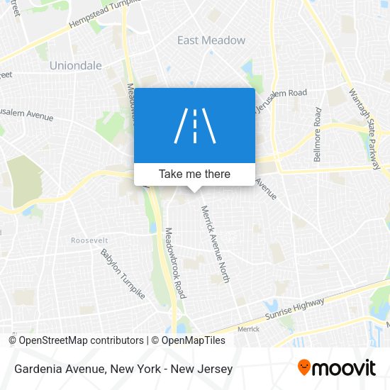 Mapa de Gardenia Avenue